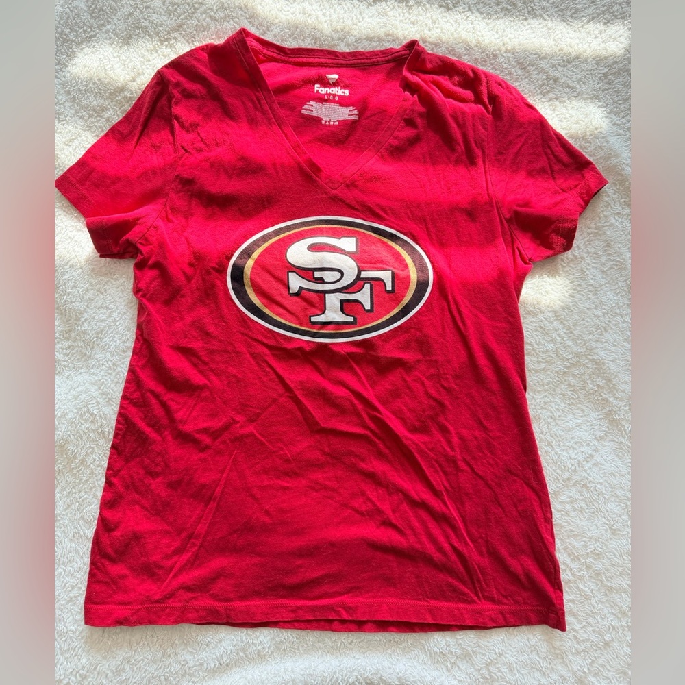 Fanatics Red SF 49ers Logo tshirt
